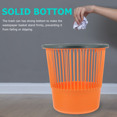 thumbnail image 1 of Raindrops Office Garbage Can with Lid Strong Bottom PP Material 1Set, 1 of 5
