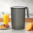thumbnail image 1 of Plastic Pitcher, 2L Iced Water Jug with Lid and Handle,Shatterproof Heat Resistance Infusion Pitcher for Cold Water,Flavor-Infused Beverage & Iced Tea, 1 of 6