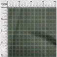 thumbnail image 1 of oneOone Cotton Poplin Fabric Tartan Check Print Fabric By Yard 42 Inch Wide, 1 of 4