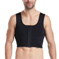 thumbnail image 2 of Baohd Men Chest Shape Vests Male Control Breast Gynecomastia Professional Tank Top Correct Corset Compressing Compression No.2, 2 of 8
