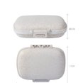 thumbnail image 2 of Wheat Straw Portable Plastic Pill Storage Box 8 Grid Wheat straw medicine containers Mini Vitamins Organizer Medicine Containers, 2 of 7