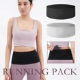 thumbnail image 2 of Ceinture de Course Invisible Sans Couture Sac de Sport Unisexe Sac Téléphone H4E2, 2 of 9