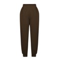 thumbnail image 4 of Posijego Pantalon de Survêtement pour Femme à Bas Resserré, Joggers de Sport, Taille Élastique, Couleur Unie, Pantalon de Course, 4 of 6