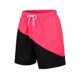 thumbnail image 1 of Timegard Shorts Men Plus Size Drawstring Elastic Waist Color Block Casual Loose Workout Shorts Summer, 1 of 2