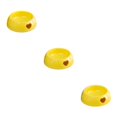 thumbnail image 3 of Dalazy Bol pour Chien en Plastique Résistant à l'Usure et Durable, Résistant aux Morsures Longue Durée, Jaune, Grande Taille, Ensemble de 3, 3 of 6