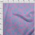 thumbnail image 3 of oneOone Tissu en Rayonne Rose Fuchsia Floral pour Robe Tissu Imprimé au Mètre 56 Pouces de Large, 3 of 5