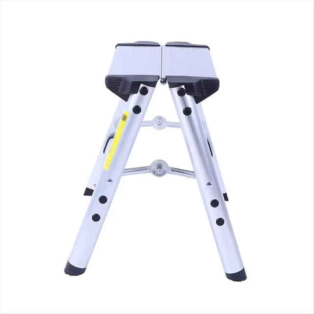 1 Step Stool Folding Ladder Aluminum Alloy Herringbone Ladder Thickened Ladder Stool Portable Home Outdoor Camping Stool