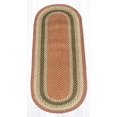 thumbnail image 2 of Capitol Earth Rugs 13-024 Olive-Burgundy-Gray Jute Braided Rug, 2 of 2