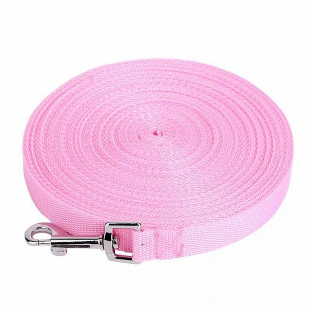 Durable Nylon Dog Leash 15ft, 20ft, 30 ft, 50ft100ft Foot Long, Walking Training Dog Leashes for Medium Large Dogs