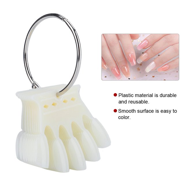 Nail Display Stick, Nail Show Nail Color Card, Ideal Choice Easy To Color For Home Beauty Salon