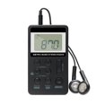 thumbnail image 1 of 10Pcs V112 FM AM 2 Band Radio Mini Receiver Portable Digital Tuning Radio Receiver With Rechargeable Battery &amp; Earphone ,Easy to Use, 1 of 7