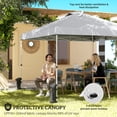 thumbnail image 4 of Outsunny 9.6 x 9.6 ft Pop Up Canopy Tent with Pockets, 1-Button Push, 4 of 10