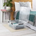 thumbnail image 3 of Sterilite HingeLID Storage Bin 38 L, Clear Latch Bin with Easy Access Open and Comfort Grip Handles, 3 of 10