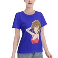 thumbnail image 2 of T-Shirt Basique à Manches Courtes pour Femmes Detective Conan Haihara Ai, 2 of 6
