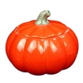 thumbnail image 4 of Boîte de Thé en Forme de Mini Citrouille Colorée, Contenant de Rangement en Céramique, Contenant Scellé, Pot à Café et à Sucre, Cadeau pour Restaurant et Maison - Taille P (Rouge), 4 of 8