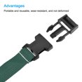 thumbnail image 3 of Unique Bargains 2.5m Suitcase Belts with Quick Release Buckle Luggage Straps, Light Green, 3 of 5