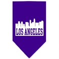 thumbnail image 1 of Los Angeles Skyline Screen Print Bandana Purple Large, 1 of 1