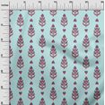 thumbnail image 2 of oneOone Cotton Poplin Fabric Leaves & Paisley Block Printed Craft Fabric BTY 56 Inch Wide, 2 of 4