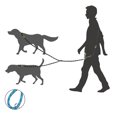 thumbnail image 1 of HandsFree Dog Leash Nylon, Pets Training Walking Leash with Reflective Stitching Adjustable Crossbody Dog Leash for Small Medium Large Dogs, 1 of 5