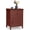Cherry, variant on Giantex Wooden End Table w/Shelf, 2-Tier Storage Bedside Sofa Table w/Solid Structure, Coffee Table Nightstand