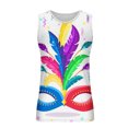thumbnail image 3 of IROINID Débardeurs pour Hommes, Hommes Casual Mode Impression Pull Sans Manches Col Rond Débardeurs de Sport, 3 of 4