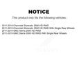 thumbnail image 2 of Transit Auto Front Hub Bearing Assembly Disc Brake Rotors and Semi-Metallic Pads Kit for Car 2011-2019 GMC Chevrolet Sierra 2500 HD Silverado 3500 RWD KBB-132222, 2 of 11