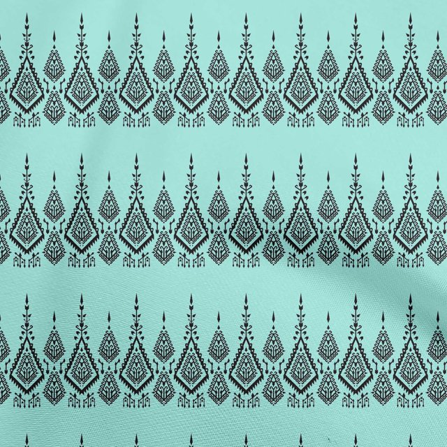oneOone Polyester Lycra Aqua Blue Fabric Block Sewing Craft Projects Fabric Prints By Yard 56 Inch Wide