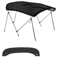 thumbnail image 1 of KNOX 4 Bow Mesh Bimini Tops, 600D Canvas, Bimini Top Hardware, Sun Shade Boat Canopy Kit, Frame, Support Poles, Storage Boot, Universal Fit For Boats, 79-84" W, 1 of 7