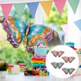 thumbnail image 3 of Shisuyan Film Aluminium Décoratif 4 Pcs 33.5x15.7 Po Ballon en Forme de Papillon, 3 of 8