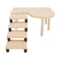 thumbnail image 3 of Hamster Platform, Healthy Easy To Assemble Hamster Wooden Platform And Stairs Multifunctional  For Guinea Pigs For Hamsters, 3 of 8