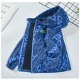 thumbnail image 4 of 2025 3-14Y Boys Spring Windproof Jackets Fleece Lined Baby Jackets Hooded Windbreakers Blue, 4 of 8