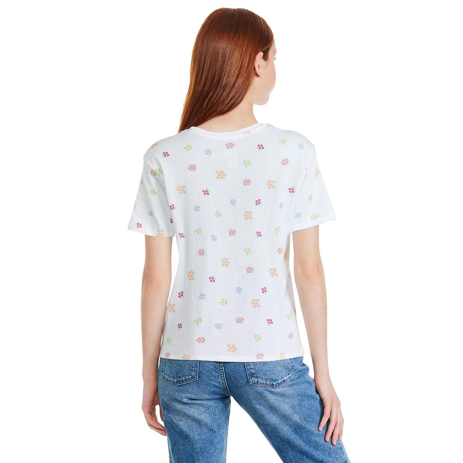 GEORGE PL T-Shirt GR SS AOP