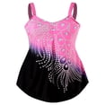 thumbnail image 3 of Maillot de Bain Grande Taille pour Femmes Couleur Contrastée Sans Manches, 3 of 6