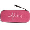 thumbnail image 1 of 1 Pce Étui pour Stéthoscope Sac Portable Boîte pour Stéthoscope Antichoc Étui pour Stéthoscope Portable Multifonction Compatible pour 3 m Litш (Rose), 1 of 8