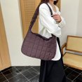 thumbnail image 1 of Sac à Main d'Hiver Matelassé Doux pour Femmes Grand Sac Fourre-Tout, 1 of 8