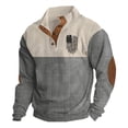 thumbnail image 4 of Chandail Sans Capuche pour Homme à Manches Longues, Col Ras du Cou, Chandail à Enfiler pour un Confort et un Style Quotidiens avec une Ambiance Mode Urbaine Décontractée, 4 of 4