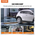 thumbnail image 2 of VEVOR Curb Ramp, 3 Pack Rubber Driveway Ramps, Heavy Duty 33069 lbs Weight Capacity Threshold Ramp, 2.6-inch High Curbside Bridge Ramps for Loading Dock Garage Sidewalk, Expandable Full Ramp Set, 2 of 9