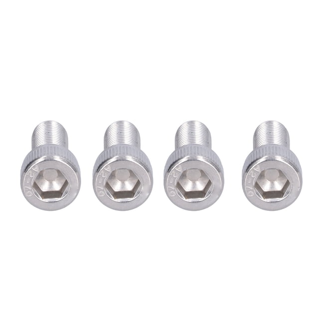 Vis de Machine, Quincaillerie de Meubles Vis de Meubles 4 Pcs Capuchon de Douille de Boulon Hexagonal en Acier Inoxydable Vis A2 Boulons de Douille Hexagonale Écrous Rondelle Assortiment pour Lits Chaises Meubles 1,25 mm