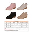 thumbnail image 2 of UKAP Ladies Short Bootie Slip On Chelsea Boot Mid Top Ankle Boots Walking Shoes Breathable Black 7, 2 of 9