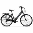 thumbnail image 1 of 700c Hyper Bicycles E-Ride 36V Electric Commuter E-Bike for Adults, Pedal-Assist, 250W Motor, Black, 1 of 9