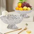 thumbnail image 3 of Tables Basses pour Salon Assiette à Fruits Grande Valeur Présentation Légère Collation Présentoir Accent Cadeau Table Basse d'Extérieur, 3 of 6