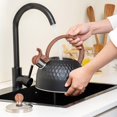 thumbnail image 2 of fastboy Whistling Tea Kettle 2.5L Anti Heat Handle for Stoves Stove Top Cooker Type 3 2.5L, 2 of 6