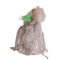 thumbnail image 3 of Kurt S. Adler AD2001 12 Po. CUL Fibre Optique LED Argent Angel Treetop, 3 of 5
