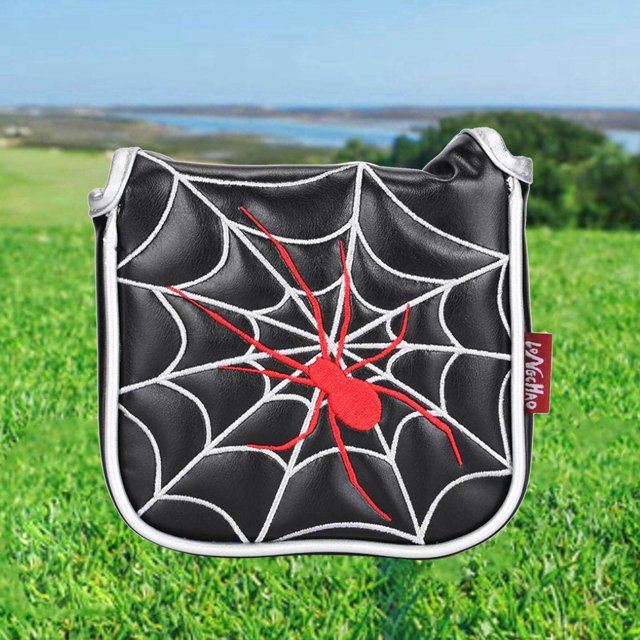 fastboy Universel Golf Maillet Putter Couvre-Chef Carré Magnétique Fermeture Garde Araignée Noir