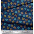 thumbnail image 2 of Soimoi Modal Satin Fabric Coral Ocean Decor Fabric Printed Yard 42 Inch Wide, 2 of 2