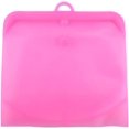 thumbnail image 1 of Sac de Rangement en Silicone Réutilisable Sandwich Scellé Congélateur Liquide Collation Lunch Fruit Produit / et Cuisson (1) Sacs de Congélation (Rose Vif, B), 1 of 7