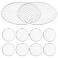 thumbnail image 1 of SHISUYAN 10 Pcs Grille de Camping en Maille Grille de Cuisson Ronde Tapis de Cuisson Jetable en Maille, 1 of 8