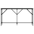 thumbnail image 2 of vidaXL Table Console Noire 140x23x75 cm Bois Manufacturé, 2 of 5