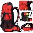 thumbnail image 3 of Sac à Dos de Voyage Randonnée Camping 60 L avec Housse de Pluie, Sac à Dos Résistant à l'Eau, Sac à Dos d'Escalade pour Hommes Femmes, 3 of 12