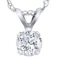 thumbnail image 1 of 3/8ct VS Collier Pendentif Solitaire Diamant, 1 of 1